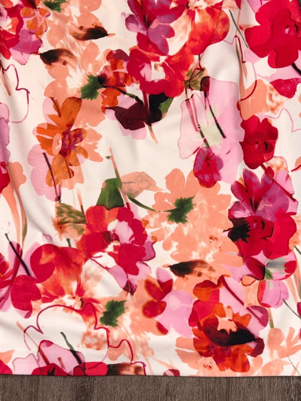 Calvin Klein Womens Floral Bell Sleeve Dress Career Church Easter Spring Size 10 - Picture 2 of 8